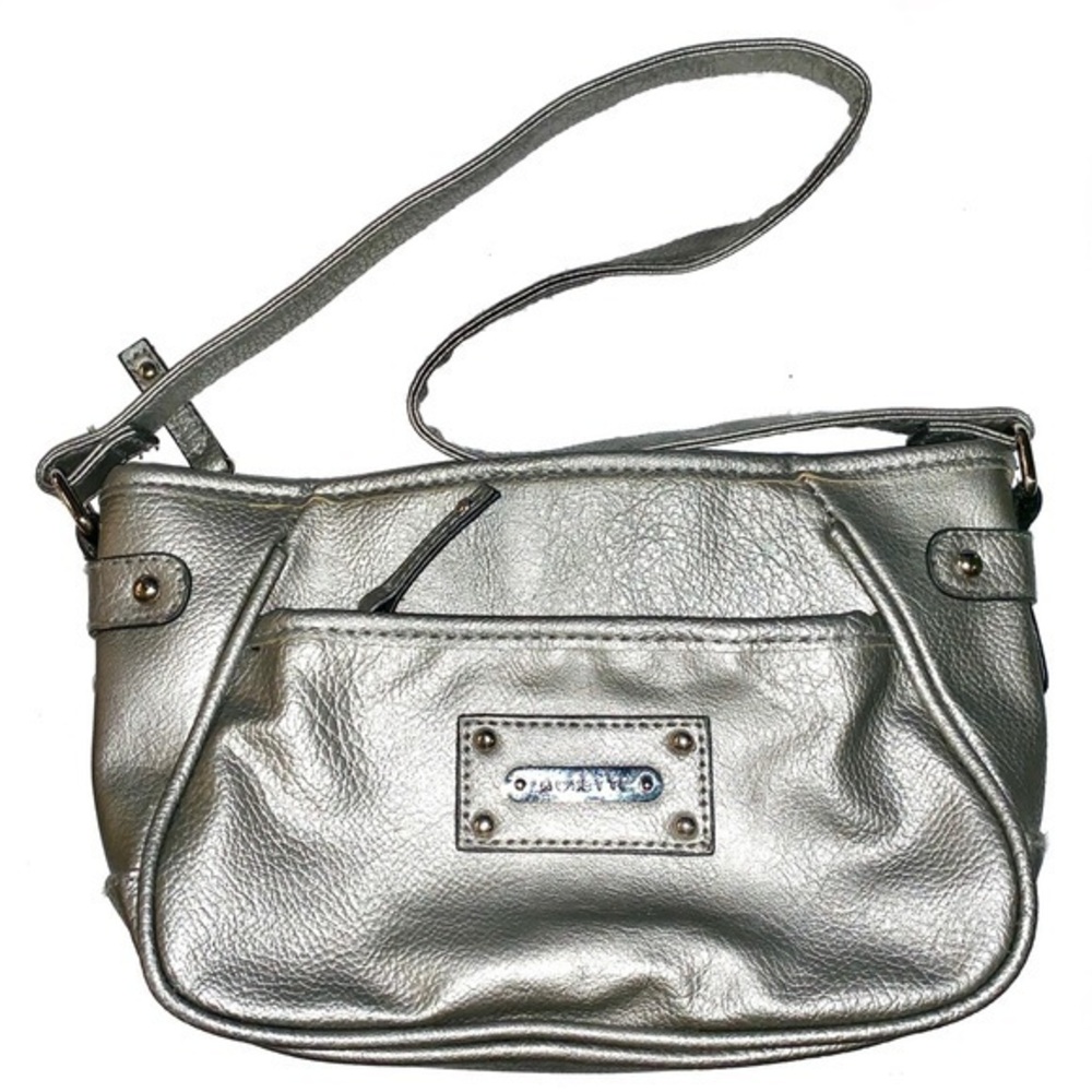 ⏰Rosetti S silver shoulder bag w silver hardware